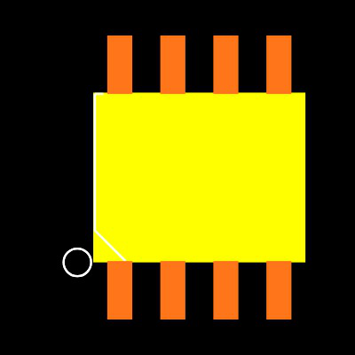 AT25M01-SHM Footprint