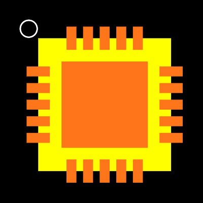 ATTINY84A-MU Footprint