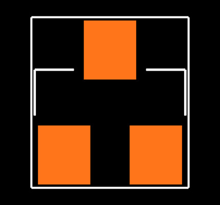 BAT54C,215 Footprint