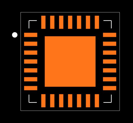DSPIC30F2011-20I/ML Footprint