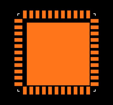 DSPIC30F3014-20E/ML Footprint