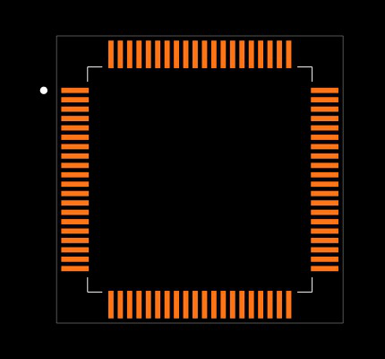 DSPIC30F6010AT-20E/PT Footprint
