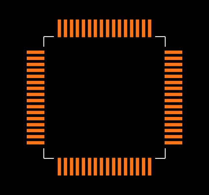 DSPIC30F6012AT-20E/PF Footprint