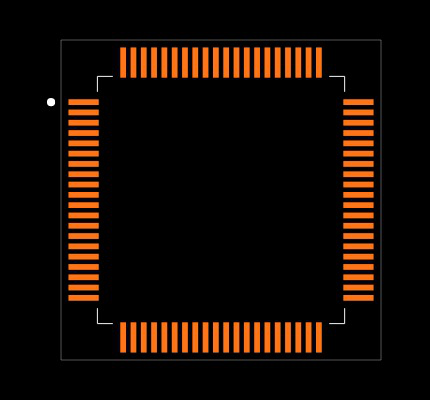 DSPIC30F6013-20E/PF Footprint