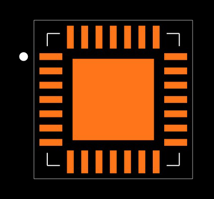 DSPIC33FJ64GP202-E/MM Footprint