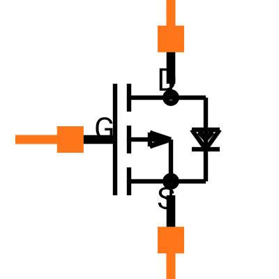 IRF5850 Symbol
