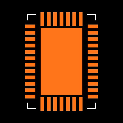 LTC2751IUHF-14#TRPBF Footprint