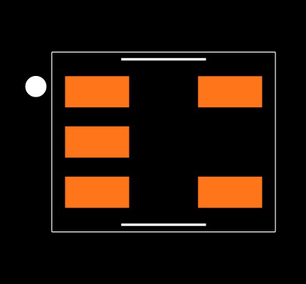 MCP1316MT-46LE/OT Footprint