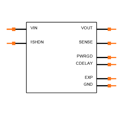 MCP1725-3302E/MC Symbol