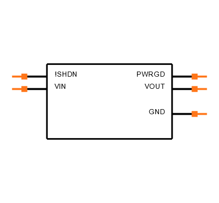 MCP1824T-1802E/OT Symbol