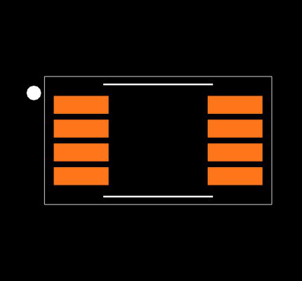 MCP6482T-E/MS Footprint