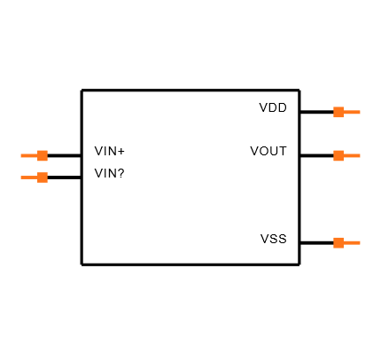 MCP6L91T-E/OT Symbol