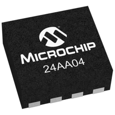 Memories 24AA04-I/MC by Microchip Technology