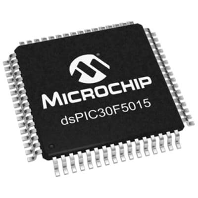 16-bit PICs DSPIC30F5015T-30I/PT by Microchip Technology