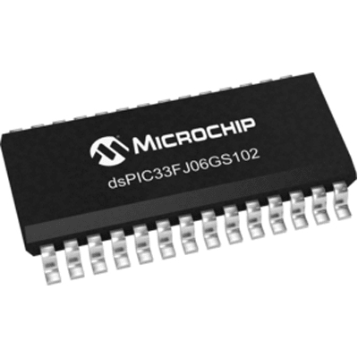 16-bit PICs DSPIC33FJ06GS102-E/SO by Microchip Technology