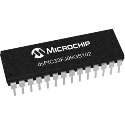 16-bit PICs DSPIC33FJ06GS102-E/SP by Microchip Technology