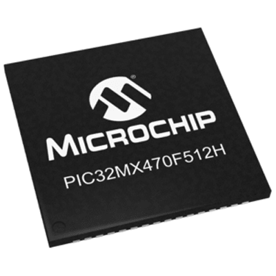 32-bit PICs PIC32MX470F512H-120/MR by Microchip Technology
