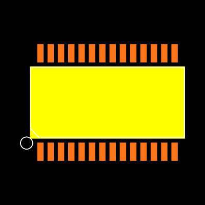 PCA9685PW Footprint