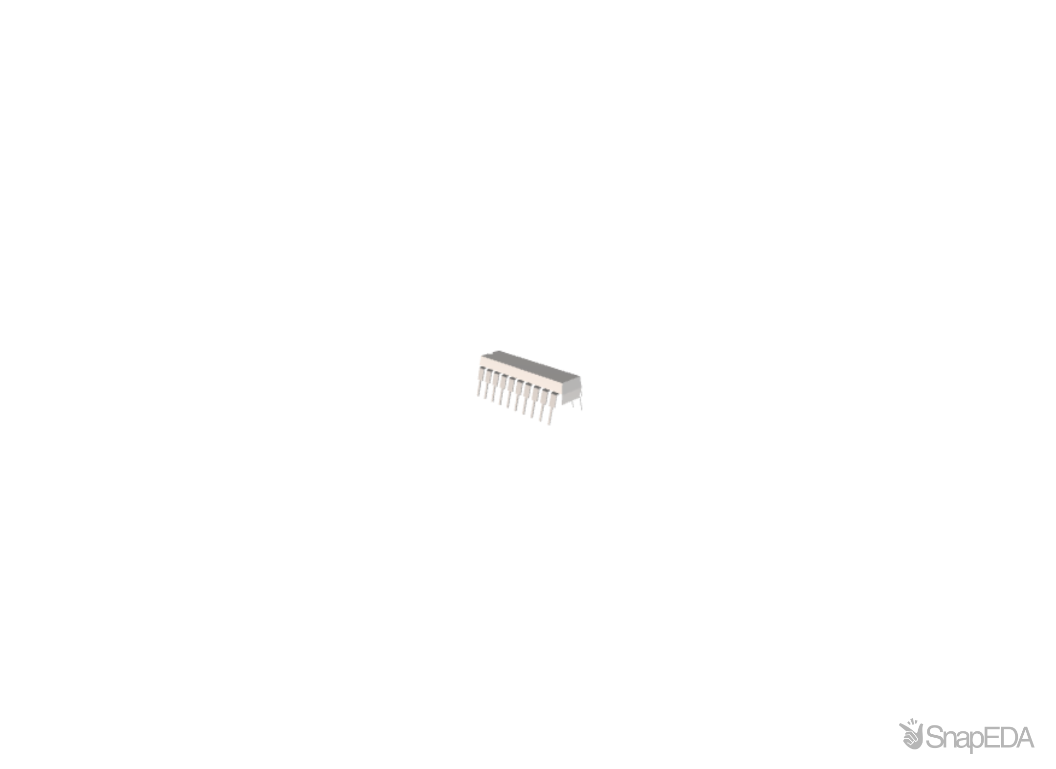 PIC24F16KA101-I/P 3D Model