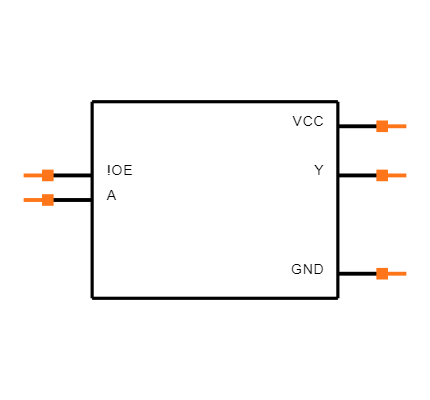 SN74LVC1G125DCKR Symbol