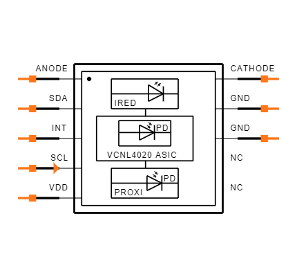 VCNL4020-GS18 Symbol