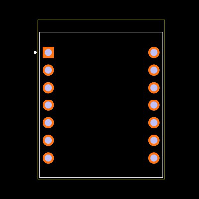 XIAO ESP32 S3 Footprint